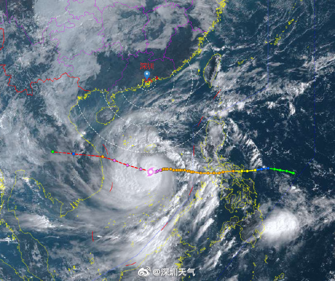 今年第18号台风“莫拉菲”已加强为强台风级，预计对深圳无直接影响