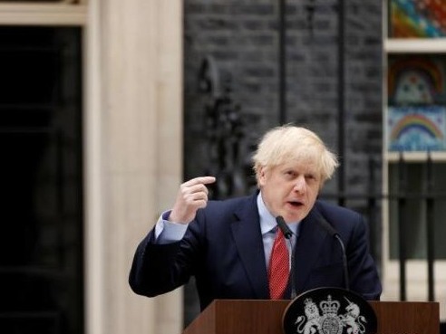 英首相约翰逊相信特朗普将康复 建议听从医生意见 