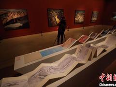 百米油画长卷《黄河》入藏中国美术馆创馆藏纪录