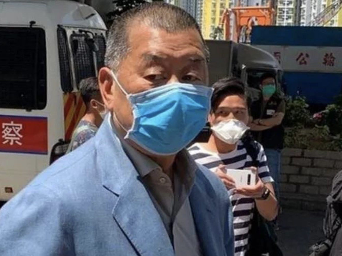 8月直播时痛哭 昨日直播又狂煽"台独"!黎智英鼓吹"黑暴"遭狠批!