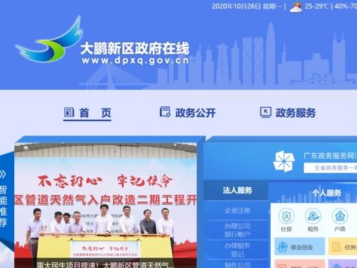场景式服务、大数据留言分析，大鹏新区门户网站更“智慧”了
