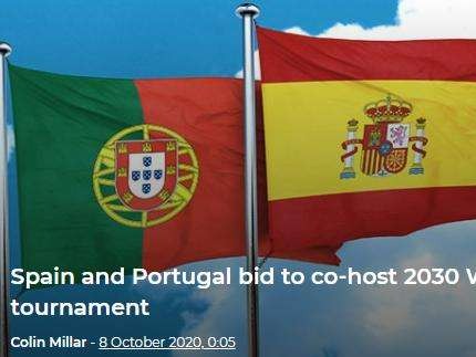 西班牙将和葡萄牙一起申办2030年世界杯