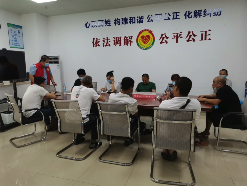 凤凰街道塘家社区，成功化解一民间借贷纠纷