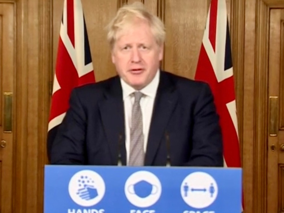英国首相宣布11月5日起英格兰进入第二次全面“封锁”