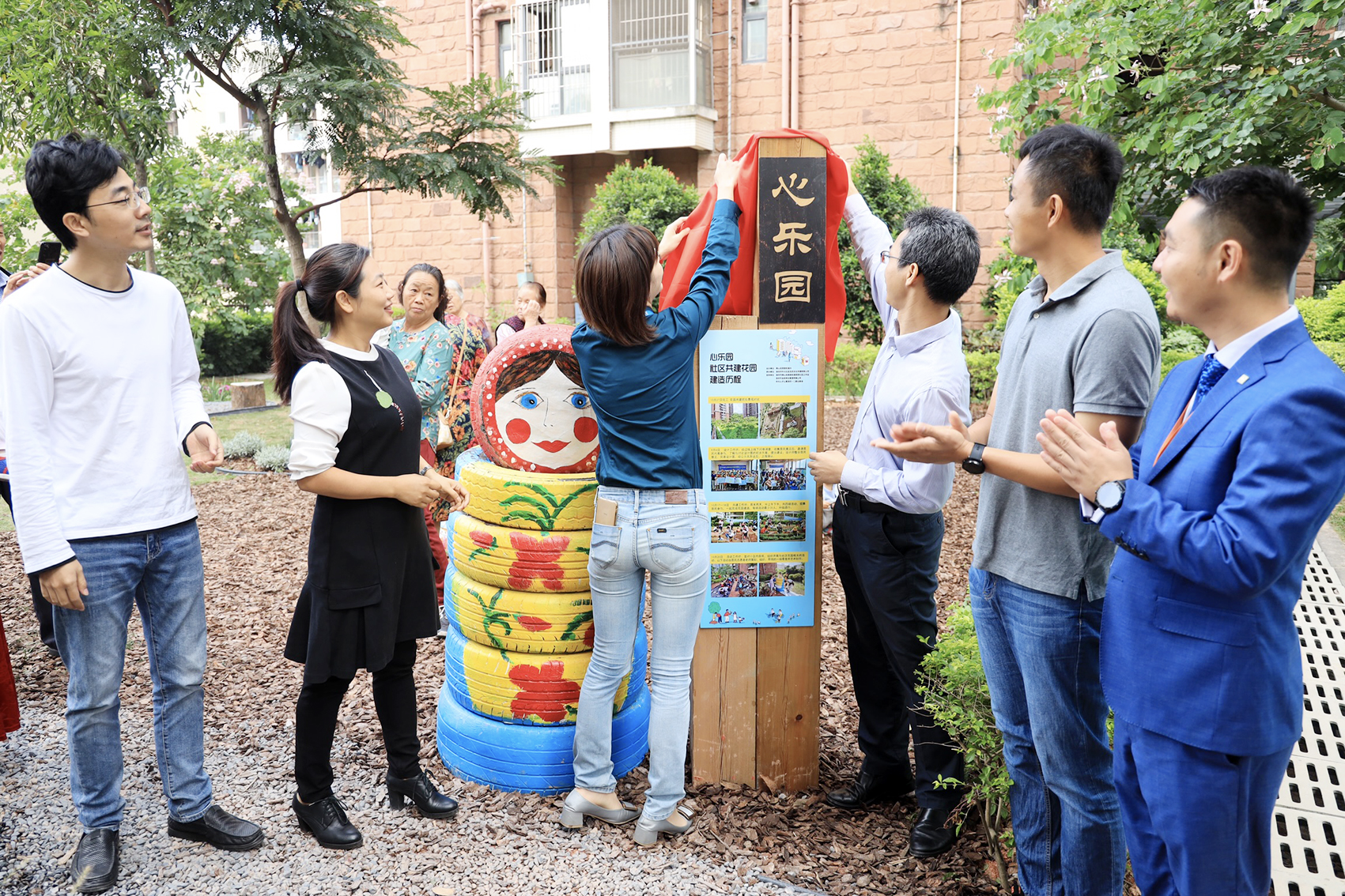 荒芜地变身"心乐园,南山北部片区首个社区共建花园建成