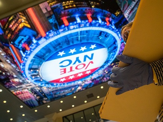 2020美国大选纽约州提前投票结束