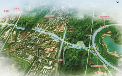 （龙岗）如意路南延接东部过境通道 市政工程（二期）正式开工
