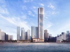 深圳湾超级总部基地首个超高层项目封顶