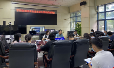 东晓街道行政服务大厅积极推进医保业务进驻社区