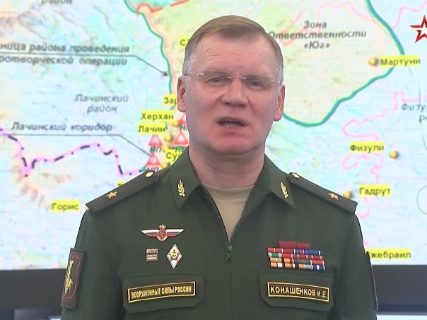 俄罗斯国防部：俄军维和部队已进入纳卡地区首府