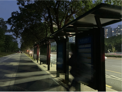 相关部门回应红荔路部分公交站台灯箱不亮问题：尽快落实取电方案，恢复亮灯