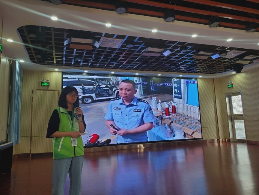 园山街道：预防新型毒品宣传活动走进校园