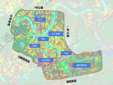 惠州惠城中心区拟增16条过江通道