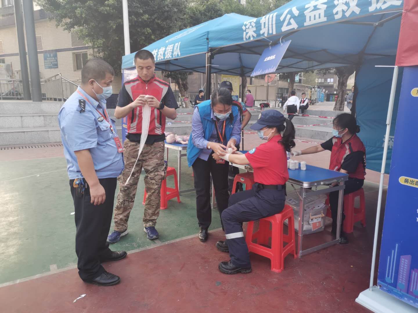 福城街道组织学习应急救护知识，提高自救互救技能