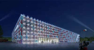 北京冬奥会冰球训练馆五棵松冰上运动中心完工