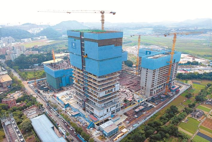 光明科学城启动区加紧建设