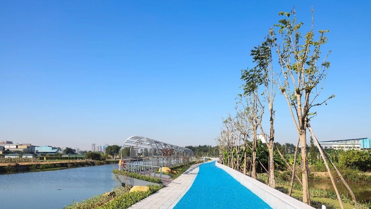 北海公园雏形初显，感受中堂河涌整治成效
