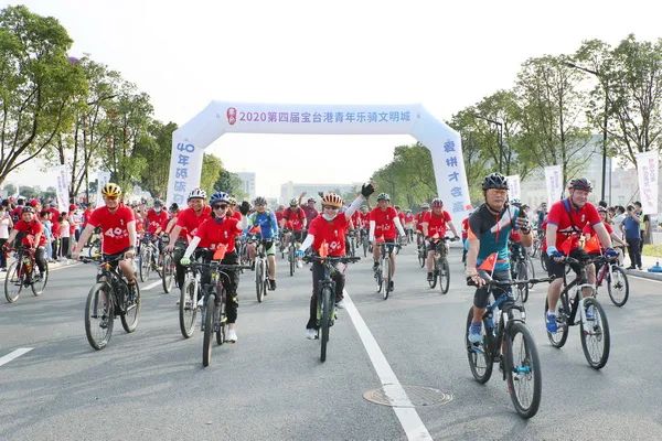 （宝安）宝安区台港澳事务局举办第四届宝台港青年乐骑文明城活动  
