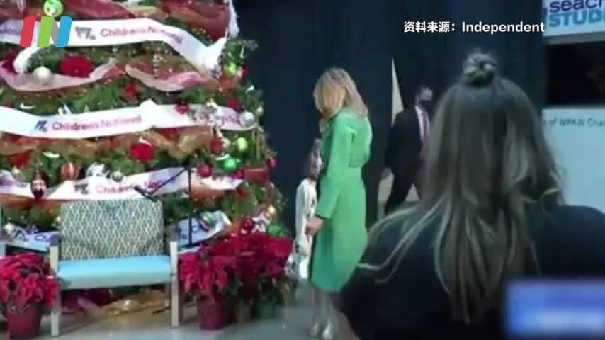美国第一夫人为病童读故事不戴口罩，遭网友吐槽