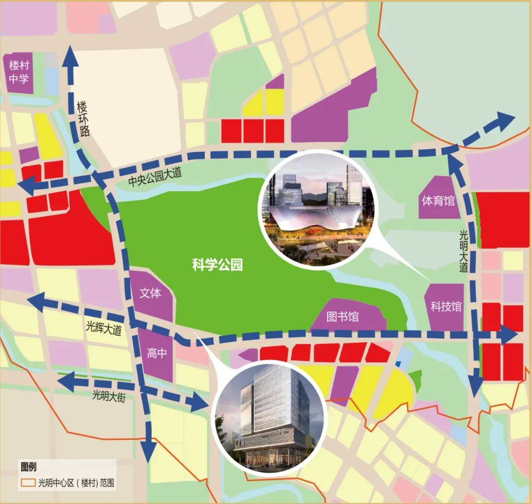 光明区大项目建设系列报道：光明中心区“两纵两横”道路建设稳步推进