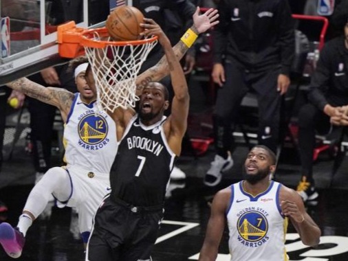 25分钟22分！杜兰特满血归来，篮网NBA揭幕战大胜勇士 