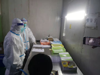 采集完成核酸检测样品172082份，深圳进口冻品集中监管仓有效排除疫情传播风险
