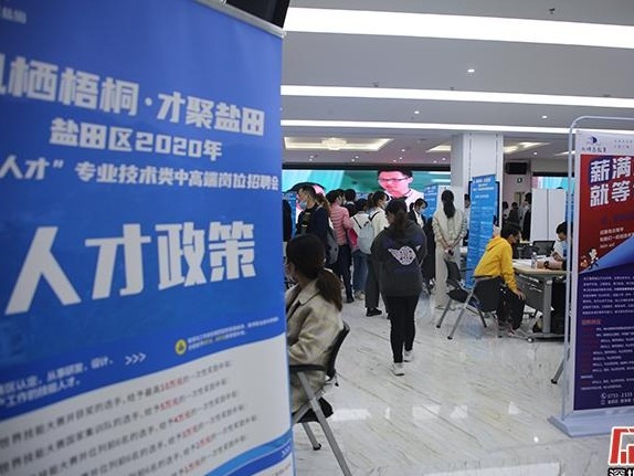27家企业提供138个岗位 盐田区举办中高端岗位招聘会 