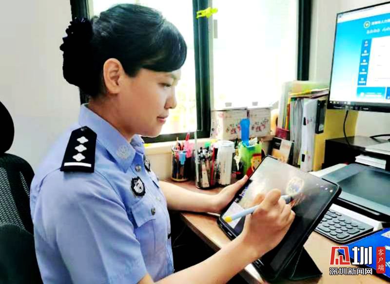 是外语达人也是漫画手 皇岗边检站“厉璐示范组”民警个个身手不凡