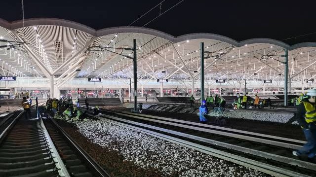 完工运营倒计时！国内首座高铁枢纽车站改造进入联调联试阶段