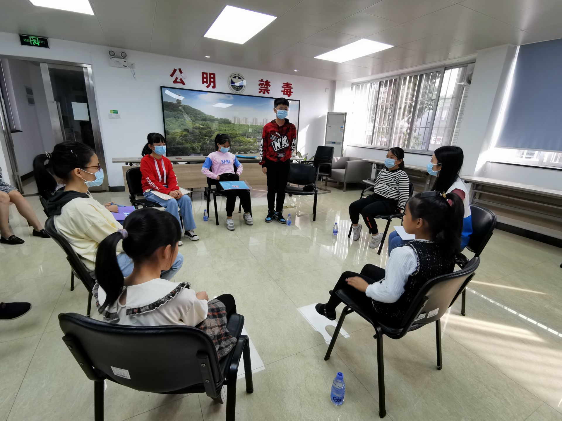 公明禁毒社区教育青少年辨别新型毒品