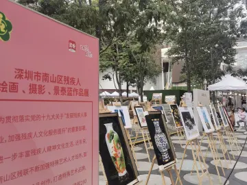 读特粉丝节 | 南山残疾友人20幅作品参展，获市民观赏点赞！