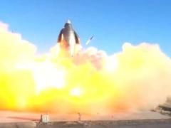 SpaceX“星舟”原型机测试中爆炸 马斯克：任务成功