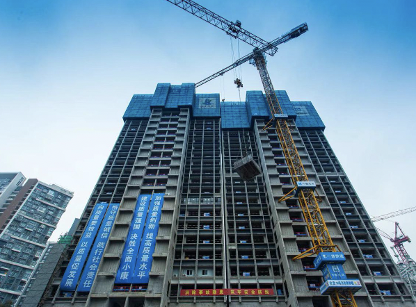 提供164套高级人才住房！安居博文苑项目首栋主体结构封顶