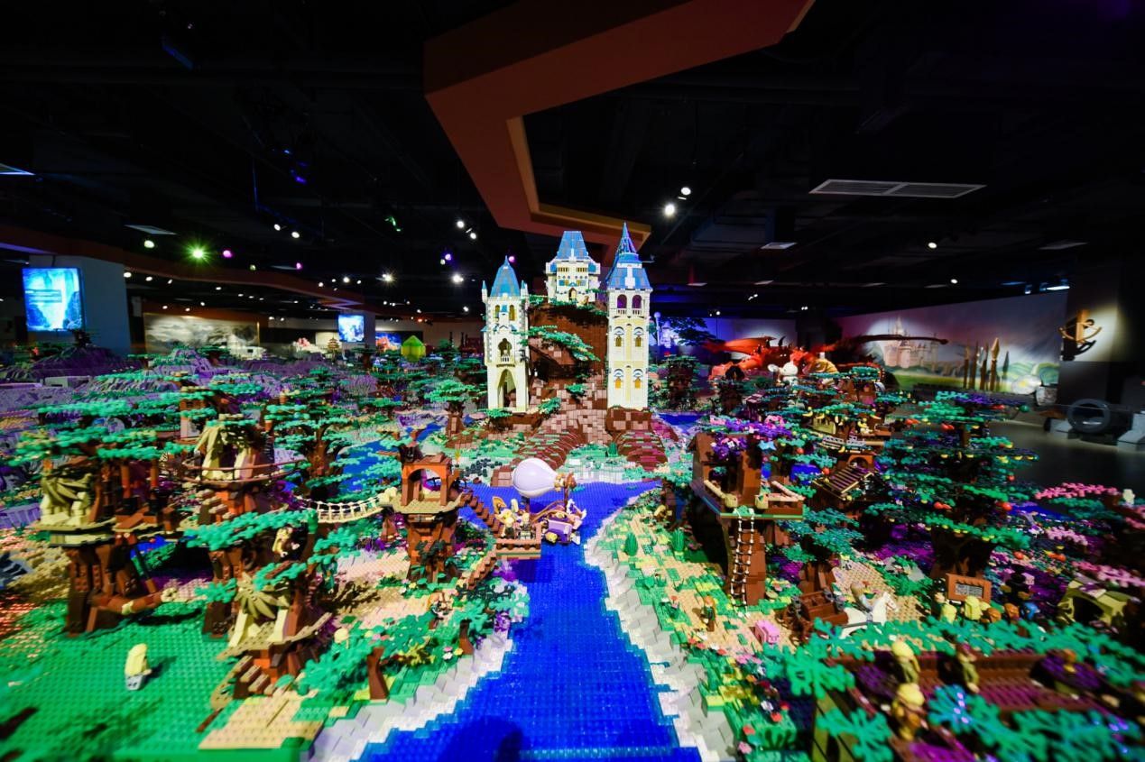 世界最大深圳大梦探索乐园拼插式积木三维景观破吉尼斯世界纪录