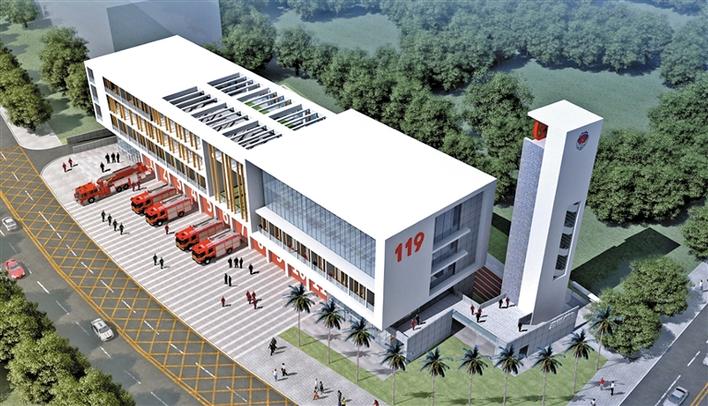 圳美消防站项目开工建设  进一步完善全区消防救援网点布局