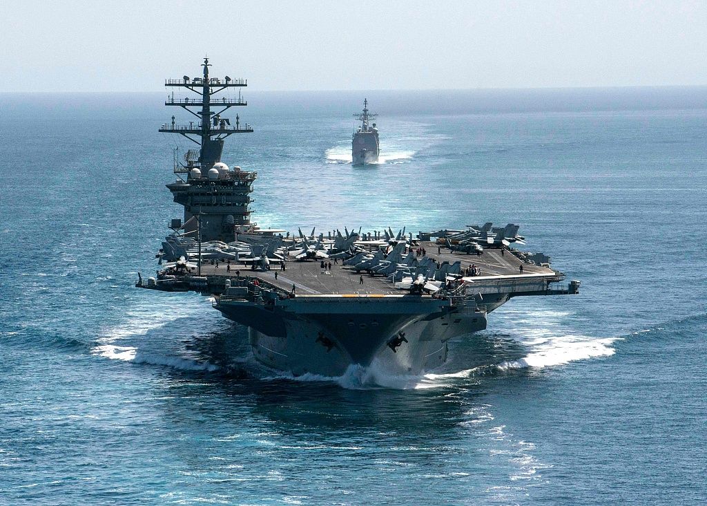 应对伊朗威胁！美海军“尼米兹”号航母将继续在中东海域待命