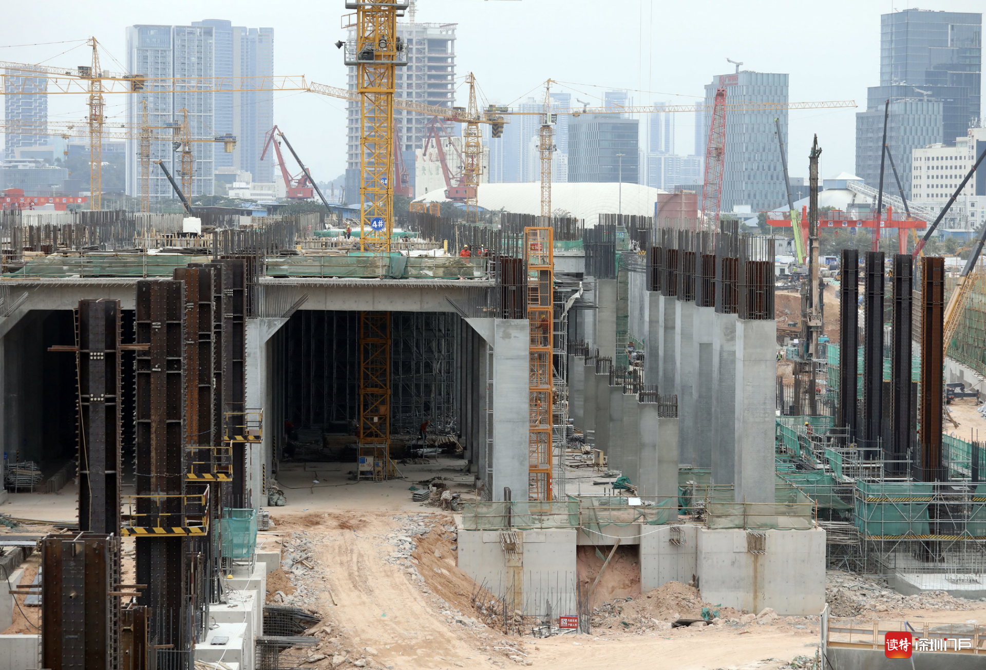 34个足球场大小！深圳在建最大地铁停车场12号线赤湾停车场明年完工 