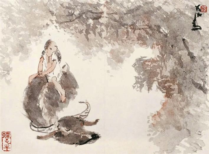 迎新春，“深圳美术馆馆藏作品迎春展”展出30余件与牛相关的主题绘画精品