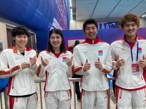 3分38秒41！泳联确认中国男女混接世界纪录 