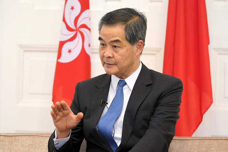  梁振英：特首任命权在中央