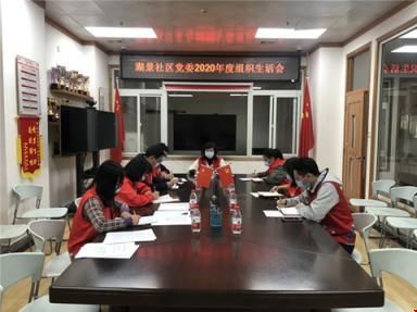 笋岗街道湖景社区党委召开2020年度组织生活会
