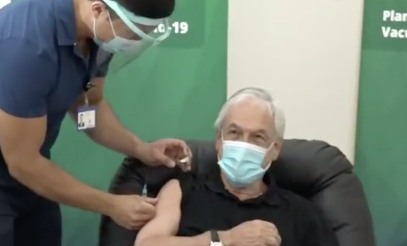 智利总统直播接种中国疫苗：是生活恢复正常的希望