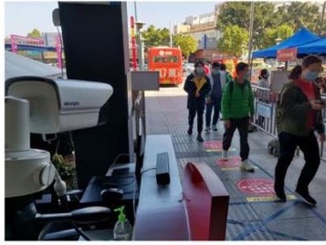 更快更方便！公交站场安装红外热成像人脸识别测温系统