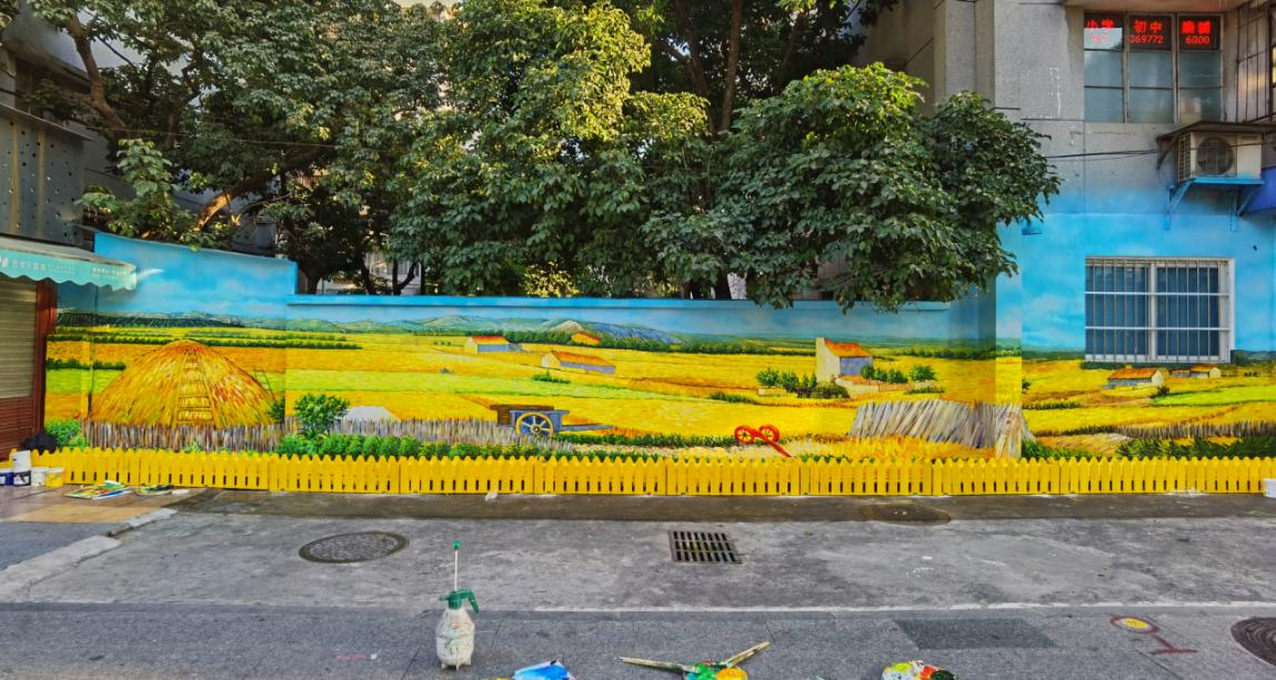 高颜值打卡点珠海吉大街道这些彩绘文化墙太抢眼