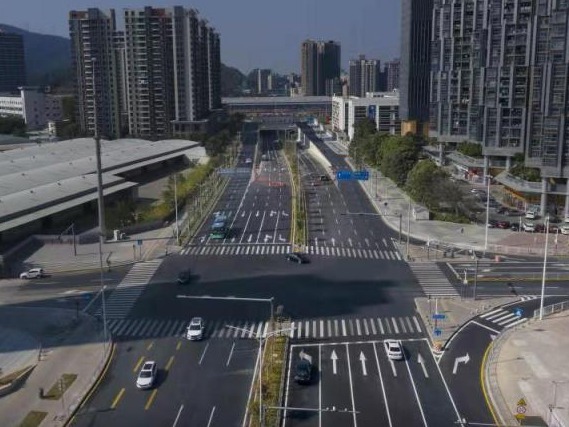 新区大道北延段通车啦