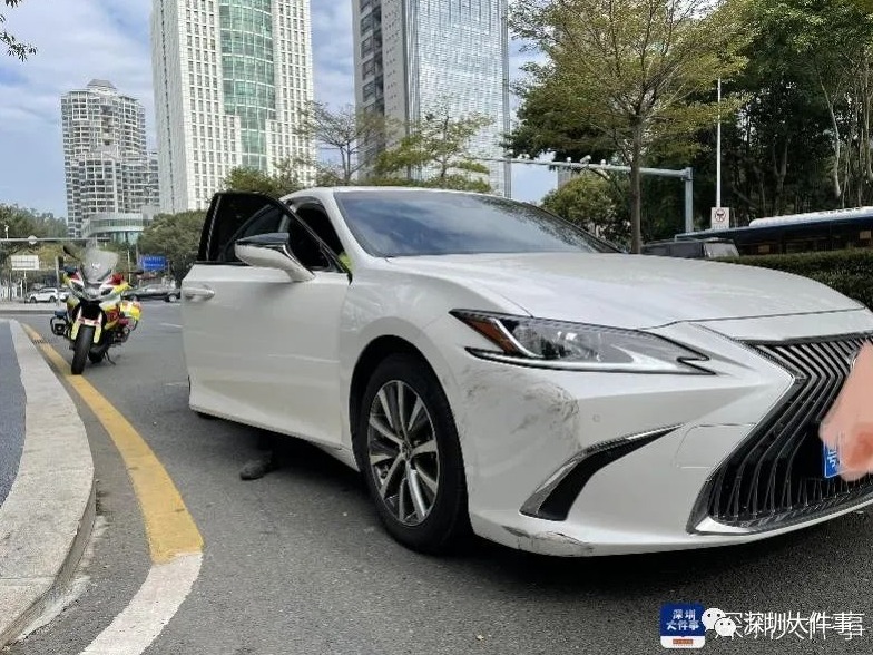 深圳一宾利发生碰擦后，车主被疑逃逸、调包？交警回应