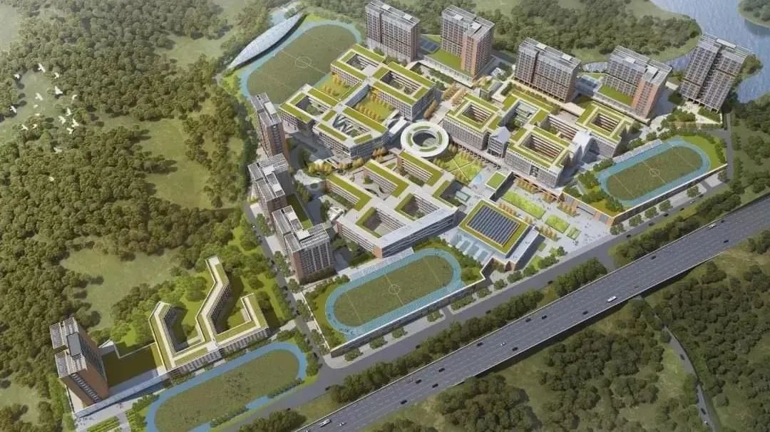 提供8100个学位！深圳在建的这个高中园明年五月交付使用