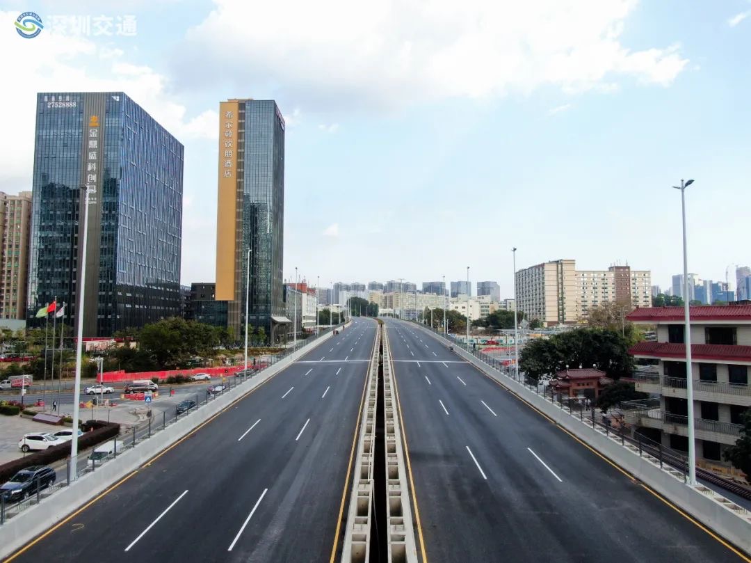 石清大道一期（龙华段）正式通车 清湖⇌市中心区绕行距离、出行时间将都会大大缩短