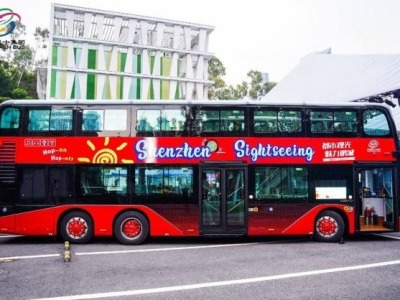 深圳“红胖子”旅游观光巴士春节假期受市民游客青睐