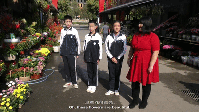 我邀外教过春节 · 逛花市篇 | 送你一朵小红花
